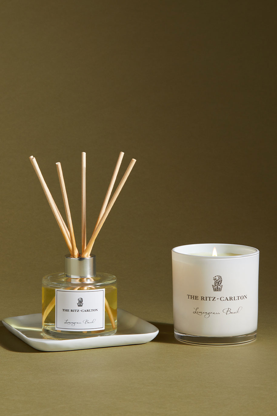 The Ritz-Carlton Naples Lemongrass Basil Candle