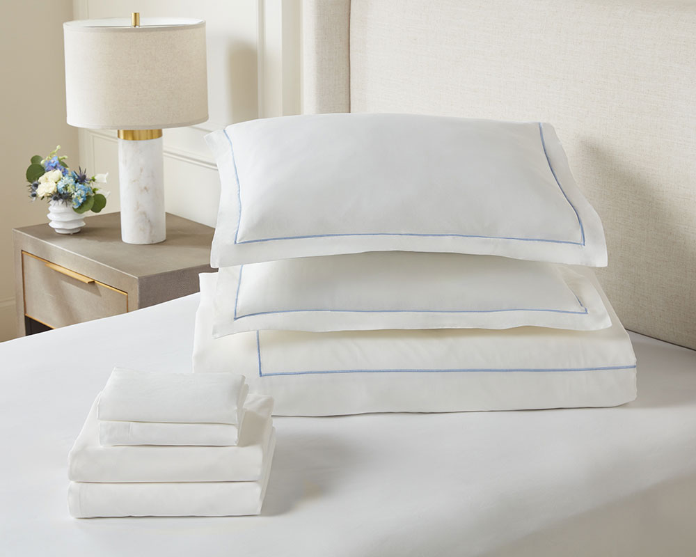 Hotel Stripe Linen Set