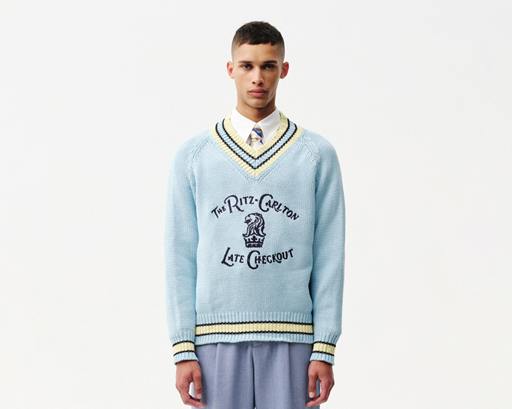 Pale blue jumper on sale